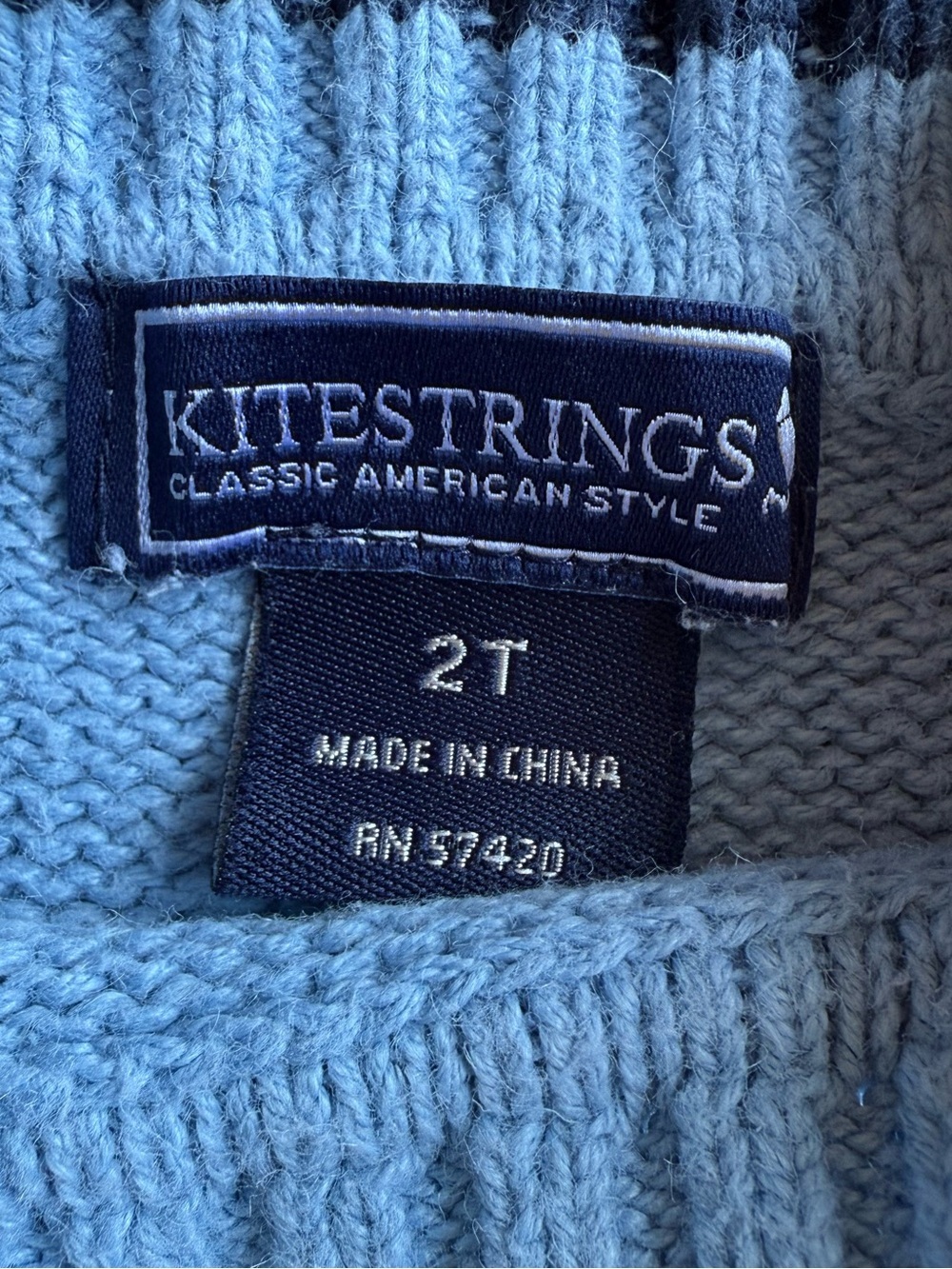 Hartstrings Light Blue Knit Sweater - Picture 3 of 5